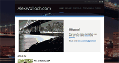 Desktop Screenshot of alexwallach.com